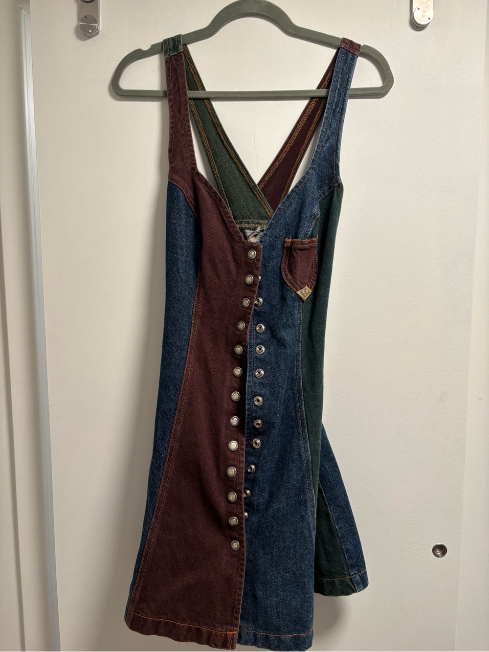 Quicksilver Roxy Patchwork Denim Dress - Picture 2 of 8
